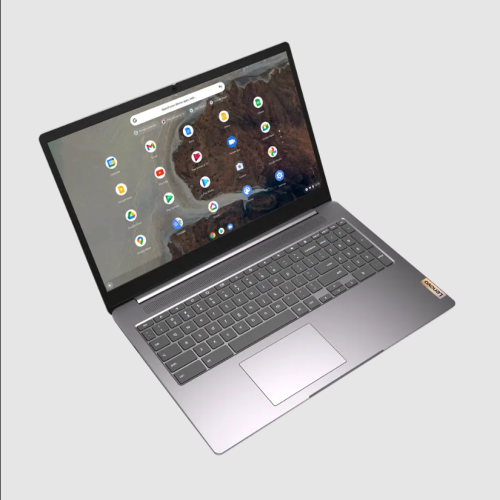 PORTABLE 15 6&nbsp;po Celeron N4500 1,1&nbsp;GHz d'FHD Carte graphique UHD d'4&nbsp;Go 64&nbsp;Go ChromeOS Gris arctique remis à neuf État correct