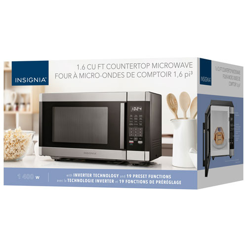 Insignia 1.6 Cu. Ft. Microwave - Stainless Steel