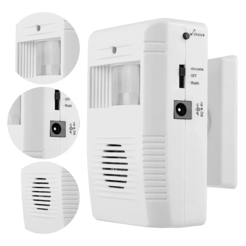SD Welcome Sensor Motion Detection Home Entry Alarm Convenient For Coffee Shop House