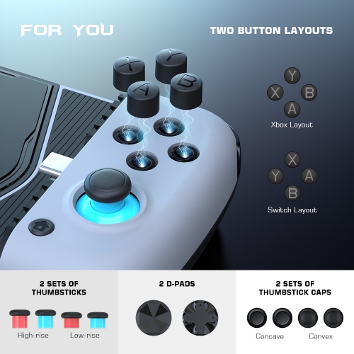 GameSir X3 Type-C Gamepad, Mobile Game Controller for Android Phone with Cooler Fan
