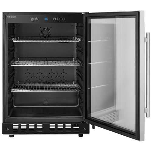 Insignia 165-Can Freestanding Beverage Centre (NS-BC1ZSS9-C) - Staineless Steel - Only at Best Buy