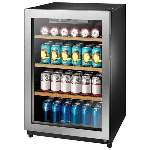 Insignia 130-Can Freestanding Beverage Cooler (NS-BC130GP1-C) - Only at Best Buy