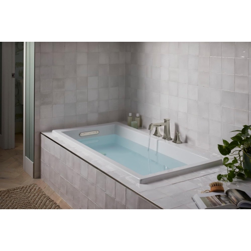 KOHLER – Robinet de baignoire RIFF T26436-4-CP avec bec verseur, chrome poli