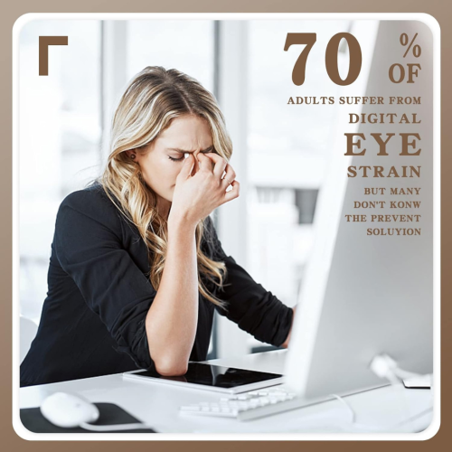 FONHCOO Blue Light Blocking Glasses Women Men Computer Eyeglasses,TR90 Fashion Round Transparent Anti Blue Light Glasses with Anti Eyestrain & UV