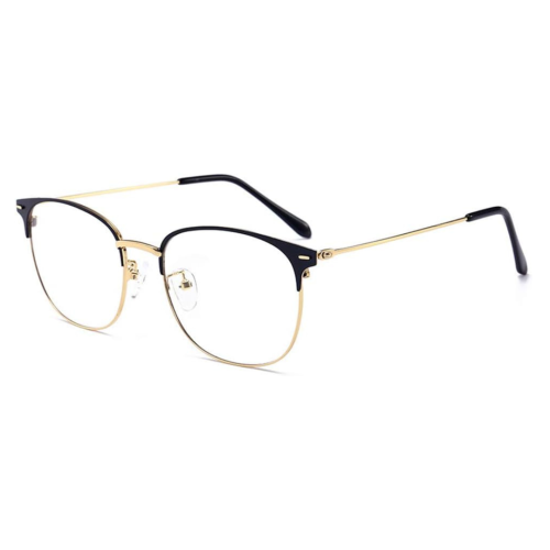 Blue Light Blocking Glasses Computer Reading Glasses Retro Eyeglasses Frame Anti UV Transparent Lens Anti Eye Fatigue Lightweight Fashion