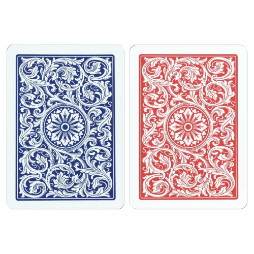 Copag Playing Cards 1546 Elite Design 100% Plastic 2 Sets Red Blue Poker Size Jumbo Large Index