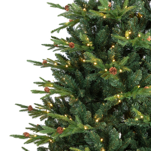 Sapin de Noël artificiel illuminé Shenandoah de Real Touch™ - LED blanc chaud de 6,5 pi