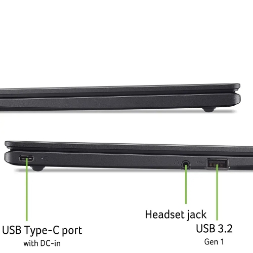 Acer Chromebook 311 11.6" Light Laptop for Students - Intel Celeron N4500, 4GB RAM, 64GB eMMC, Chrome OS, Star Black, Intel UHD Graphics, One Year