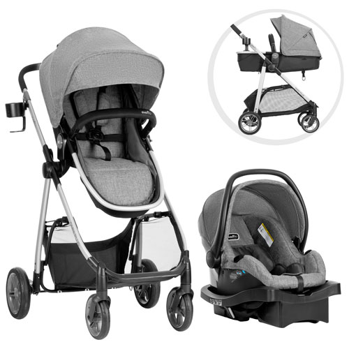 Evenflo Omni Plus Modular Travel System - Mylar Grey