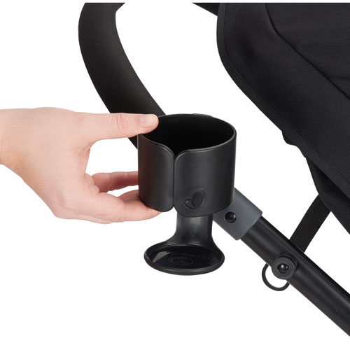 Système de transport Modular Pivot avec siège d'auto de bébé LiteMax d'Evenflo - Gris décontracté