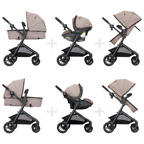 Système de voyage modulaire Pivot d'Evenflo - Havane sable