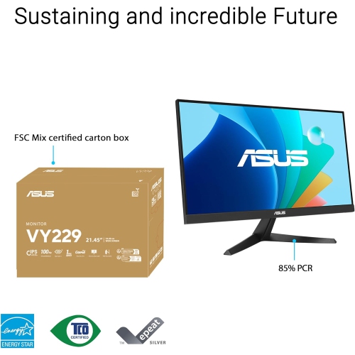 ASUS VY229HF Eye Care 21.45" 100 Hz Gaming Monitor