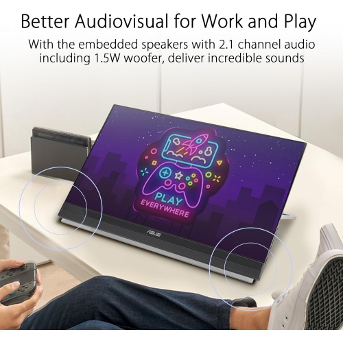 ASUS MB229CF 21.5" Full HD 1080p IPS LED Monitor – 100Hz, 1ms, HDMI, DisplayPort