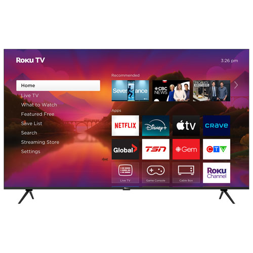 Téléviseur intelligent Roku Mini-DEL QLED HDR 4K de 65 po Série Plus Roku - 2025 - Exclusivité Best Buy