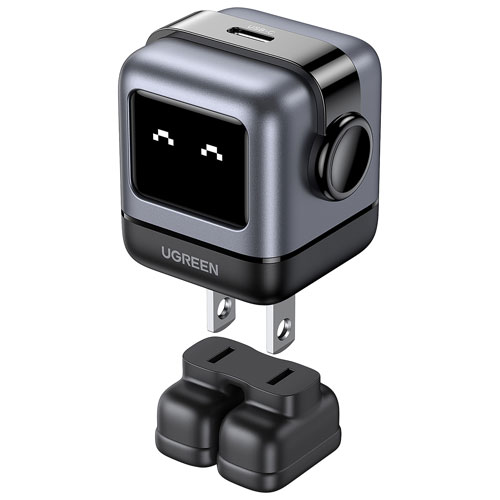 UGREEN Uno Robot 30W USB-C GaN PD Wall Charger - Grey