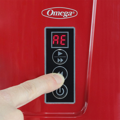 (Remis à neuf et bon état) Centrifugeuse verticale à extraction lente JC3000RD13 d'Omega - RED