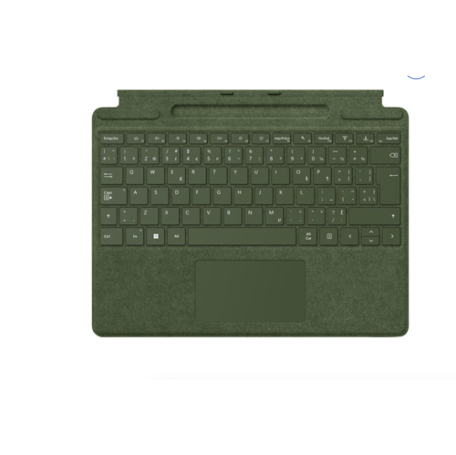 Remis à neuf Surface Pro 8,9 et clavier X Signature de Microsoft - VERT FORÊT - Bilingue