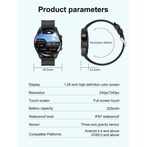 YONWAY ECG+PPG Bluetooth Call Smart Watch Men Laser Health Blood Pressure Fitness Sports Watches Man Sports Waterproof Smartwatch