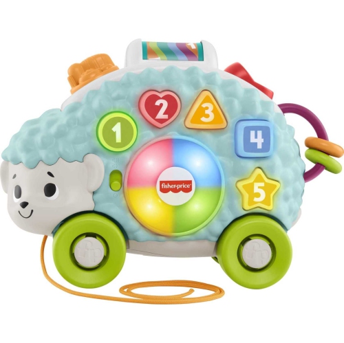 Fisher-Price Linkimals Happy Shapes Hedgehog, Musical Baby Toy French Edition