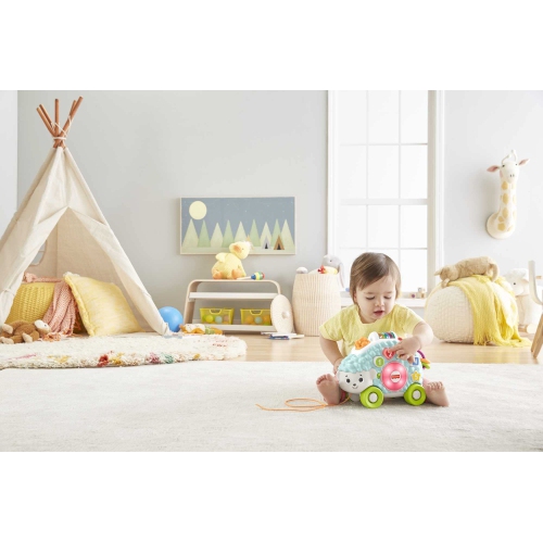 Fisher-Price Linkimals Happy Shapes Hedgehog, Musical Baby Toy French Edition