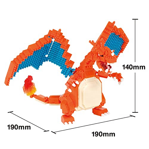 nanoblock - Pokémon - Charizard Deluxe Edition, Pokémon Series Building Kit
