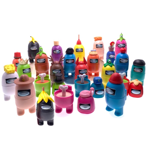 FUNDISINN  24PCs Among In Us Pvc Toys Action Figures Set | Mini Game Figures Desk Character Model Toys, Cake Decoration