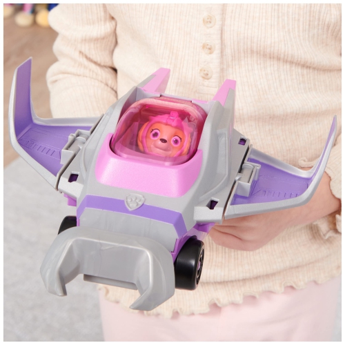 PAW Patrol Aqua Pups Skye Transforming Manta Ray Vehicle with Collectible Action Figure, Kids Toys for Ages 3 and up