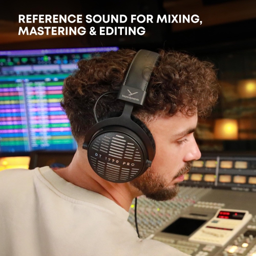 beyerdynamic DT 1990 PRO MKII Open-Back Premium Tesla Studio Headphones for Mixing, Mastering and Editing