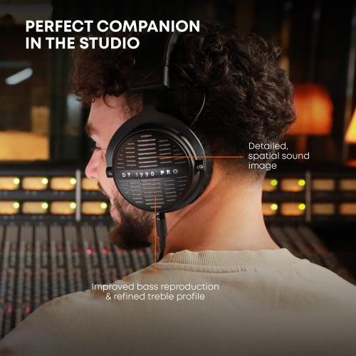 beyerdynamic DT 1990 PRO MKII Open-Back Premium Tesla Studio Headphones for Mixing, Mastering and Editing