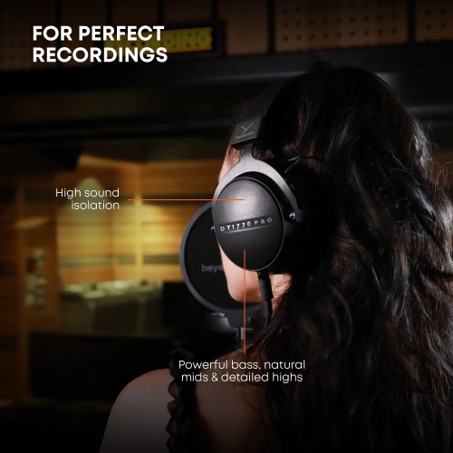 beyerdynamic DT 1770 PRO MKII Premium Tesla Studio Headphones for Recording, Monitoring and Editing