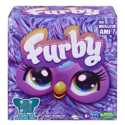 Jouet en peluche interactif violet Furby...VERSION FRANÇAISE