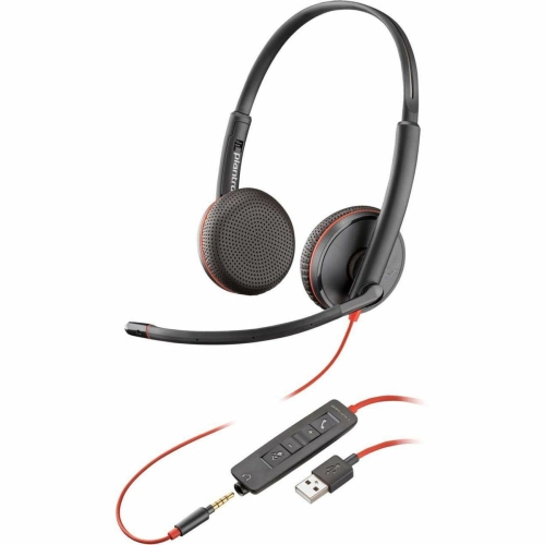Image 1 of 1.. HP Poly Blackwire C3225 Headset Top With Microphone -