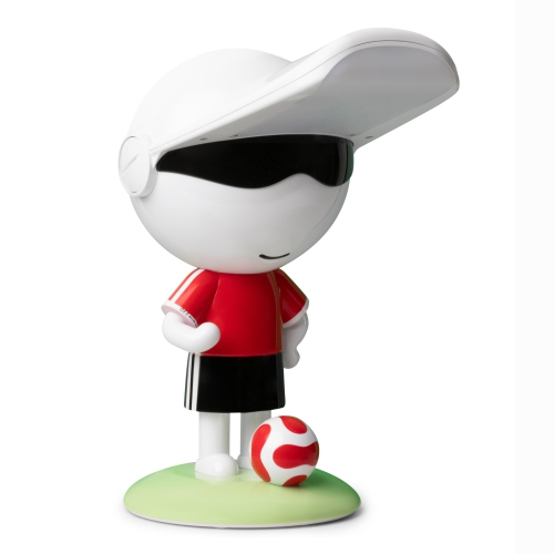 Soccer Kids Desk Lamp – Cool Study Light – 8W – Red Black