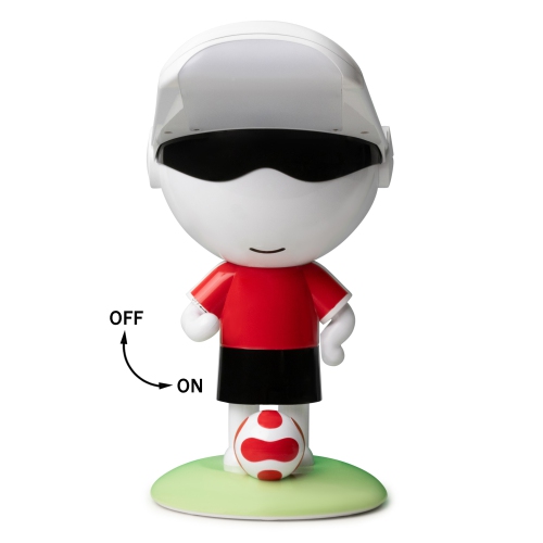 Soccer Kids Desk Lamp – Cool Study Light – 8W – Red Black