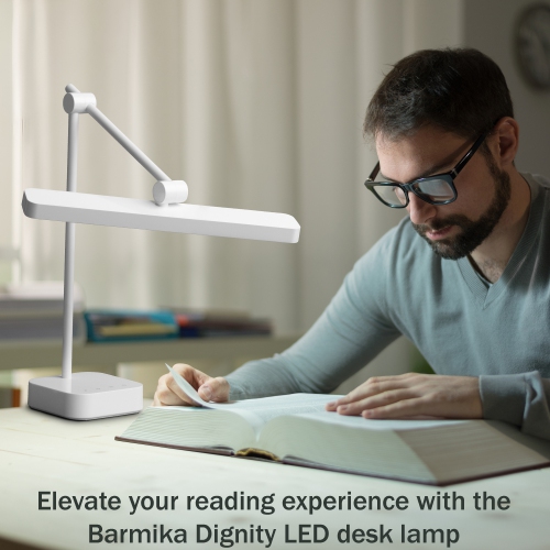 Office Desk Lamp – Bright LED Light – 12W – White