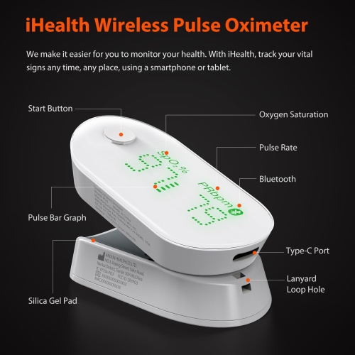 iHealth Air Wireless Pulse Oximeter
