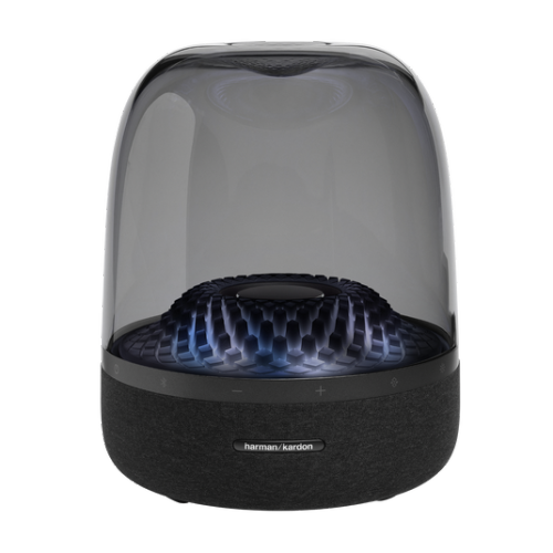 Open Box - Harman Kardon Aura Studio 4 - Bluetooth Home Speaker - Black