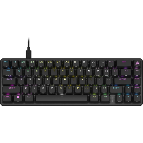 Corsair K65 PRO Mini RGB 65% Optical-Mechanical Wired Gaming Keyboard - OPX Switches - PBT Double-Shot Keycaps - QWERTY NA Layout - Black