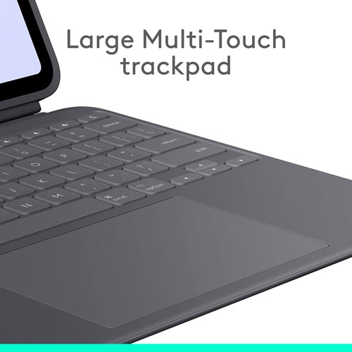Logitech Combo Touch Keyboard Case with Trackpad for iPad Pro 13" - Graphite - English