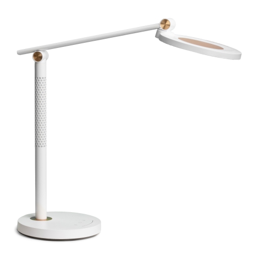 Tall Study Light – Computer Desk Lamp – 12W – White