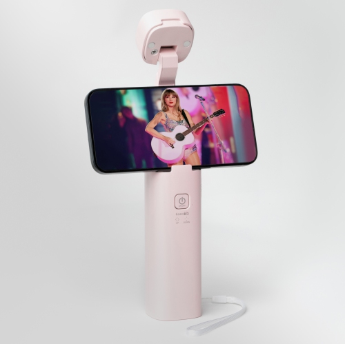 Cordless Desk Lamp – Rechargeable LED Flashlight – 3W – Pink