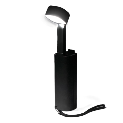 BARMIKA  Cordless Desk Lamp – Rechargeable Led Flashlight – 3W – In Black