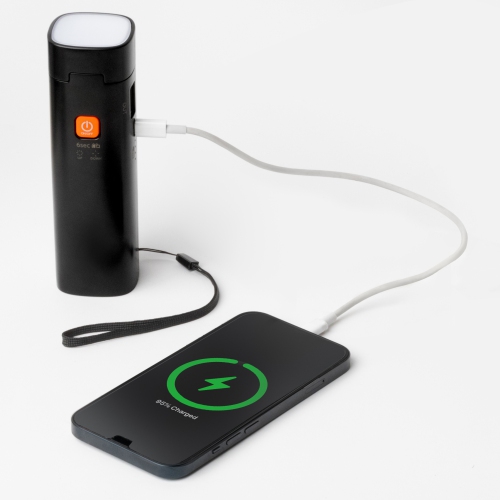 Cordless Desk Lamp – Rechargeable LED Flashlight – 3W – Black