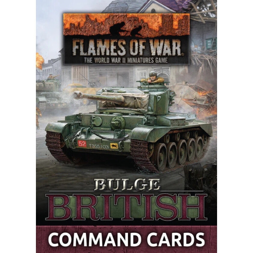 Flames of War Bulge: British Command Cards