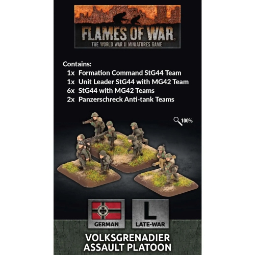 BATTLEFRONT  Flames Of Warvolksgrenadier Platoon (41X Figs) New