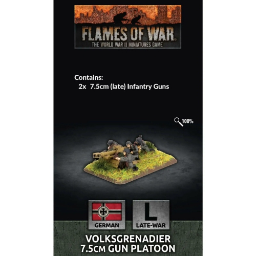 Flames of WarVolksgrenadier 7.5cm Gun Platoon New
