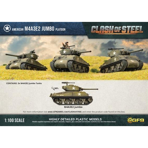 Clash of Steel M4A3E2 Jumbo Tank Platoon