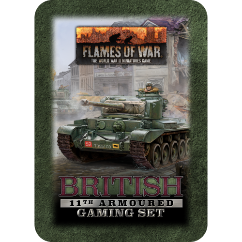 BATTLEFRONT  Flames Of War British 11Th Armoured Tin