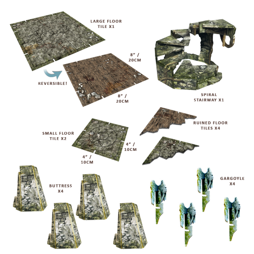BATTLE SYSTEMS  - Maladum Dungeon Floor Tile Pack