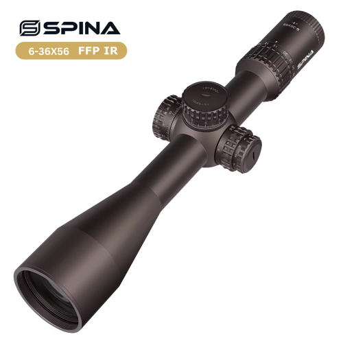 GLACIER 6-36×56 ED Glass FFP Tactical Scope Illuminated Reticle 12 Gear | IPX7 Long Range Scope Binocular | Spina sold by TUTT